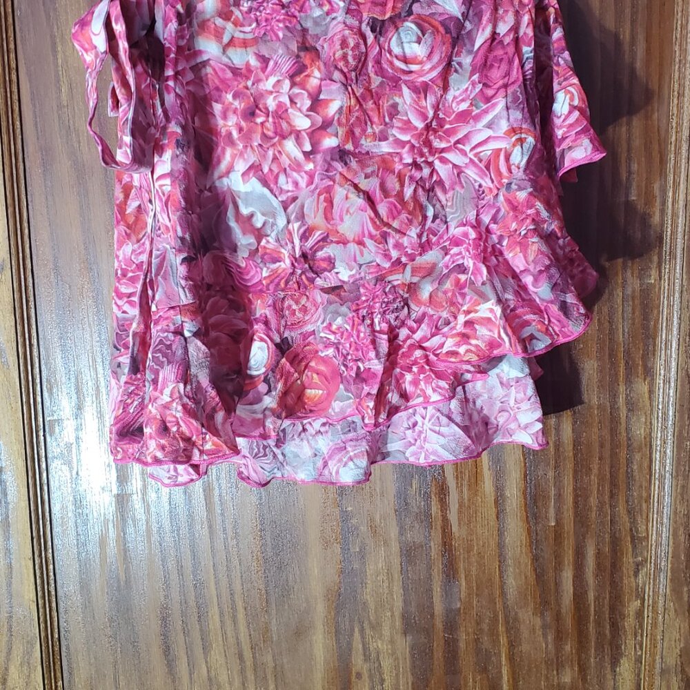 La Perla Bikini Pink Floral Lounge Set Size 4 - Picture 4 of 11